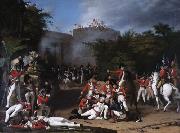 Robert Home The Death of Colonel Moorhouse at the Storming of the Pettah Gate of Bangalore oil painting